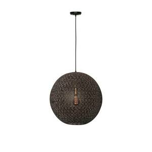 Oronero függőlámpa, Ø 50 cm, fekete/arany, fém kép