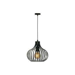 Aglio függesztett lámpa, Ø 28 cm, fekete, fém kép