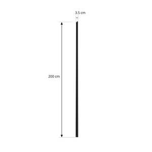 Lindby Linaro erősáramú sín, 2 m, fekete, 1-fázisú rendszer kép