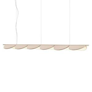 FLOS Almendra Lineáris LED-es függőlámpa 6fl, rózsaszín, pink kép