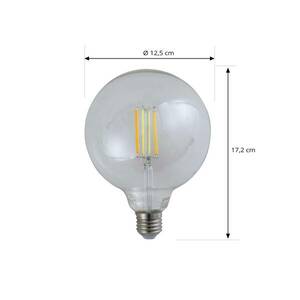 LUUMR Intelligens LED izzó világos E27 G125 7W Tuya WLAN CCT kép