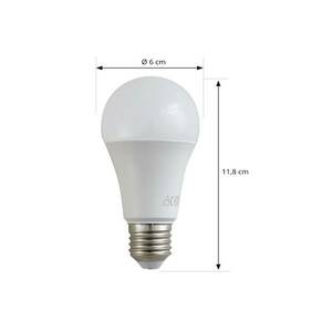Prios Intelligens LED izzó E27 A60 9W RGB CCT WiFi Tuya kép