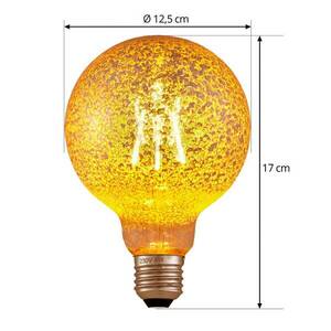 Lucande LED izzó E27 Ø12, 5cm 4 W 1 800 K konfetti kép