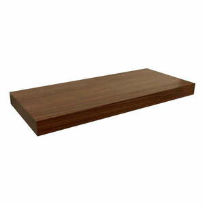 Natúr színű fali polc egzotikus fa dekorral 100 cm Optic – Household Pleasure kép