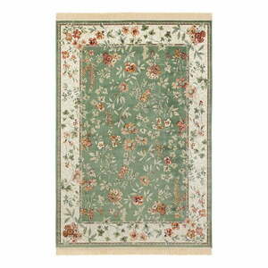 Zöld-krémszínű viszkóz szőnyeg 160x230 cm Oriental – Nouristan kép