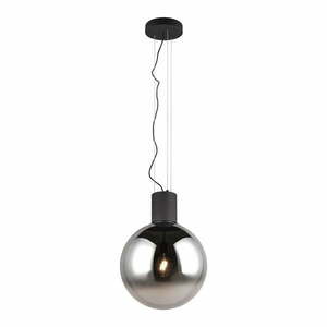 Fekete LED függőlámpa üveg búrával ø 50 cm Cipallone – CINQUE kép