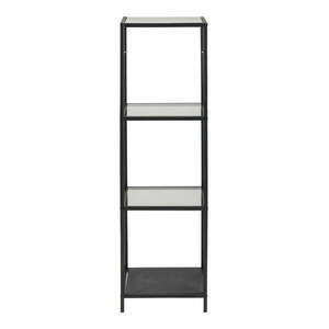 Fekete üveg polcos állvány 35x120 cm Seaford – Actona kép
