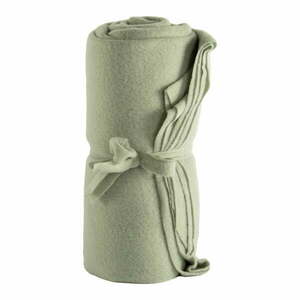 Zöld fleece takaró 130x160 cm Riso – Tiseco Home Studio kép