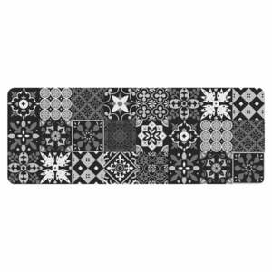 Fekete PVC futószőnyeg 45x120 cm Salou – douceur d'intérieur kép
