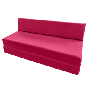 Összecsukható matrac/fotel, 2v1, rózsaszín magenta, VEDIS kép