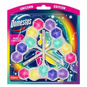 Domestos Power5 Magic Unicorn WC illatosító blokk, 3x50 g kép