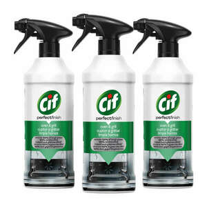 Cif Perfect Finish zsíroldó spray sütő és grill felületekre, 3x435 ml kép