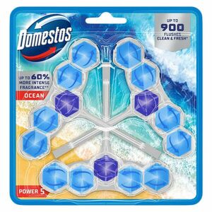 Domestos Power5 Ocean WC illatosító blokk, 3x50 g kép