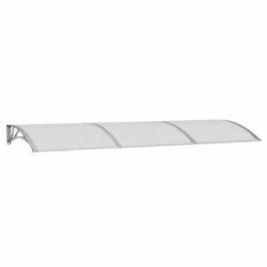 vidaXL szürke polikarbonát ajtóelőtető 300 x 100 cm kép