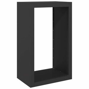 vidaXL fekete acél tűzifatároló 60 x 40 x 100 cm kép