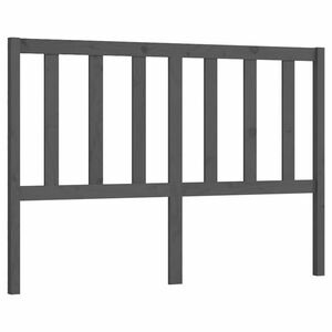 Szürke tömör fenyőfa ágyfejtámla 156 x 4 x 100 cm kép