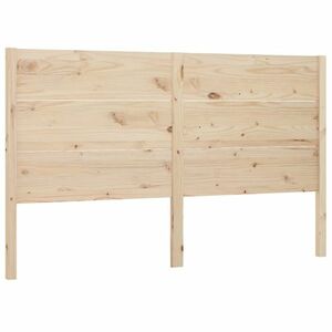vidaXL tömör fenyőfa fejtámla 126 x 4 x 100 cm kép