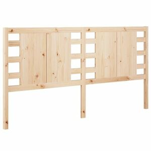 vidaXL tömör fenyőfa fejtámla 141 x 4 x 100 cm kép