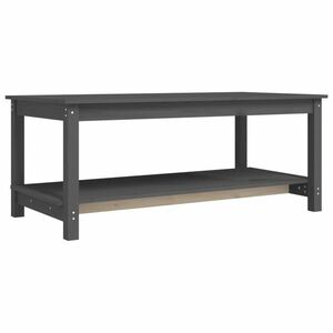 Tömör fenyőfa dohányzóasztal 110 x 55 x 45 cm kép