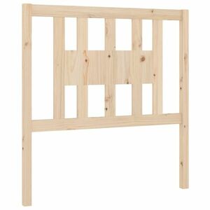 vidaXL tömör fenyőfa fejtámla 106 x 4 x 100 cm kép