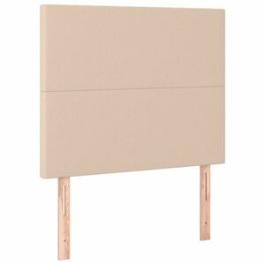 2 db cappuccino színű műbőr fejtámla 100 x 5 x 78/88 cm kép