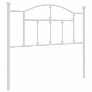 vidaXL fehér fém fejtámla 100 cm kép