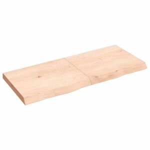 vidaXL kezeletlen tömör tölgyfa asztallap 120x50x(2-6) cm kép