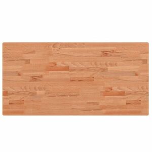vidaXL tömör bükkfa téglalap alakú asztallap 100x50x2, 5 cm kép