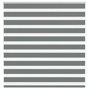 vidaXL zebrafüggönnyel sötét szürke szövetszélesség 135, 9cm poliészter kép