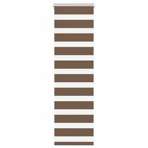vidaXL zebrafüggönnyel barna szövetszélesség 35, 9 cm poliészter kép
