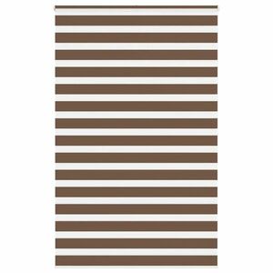 vidaXL zebrafüggönnyel barna szövetszélesség 135, 9 cm poliészter kép