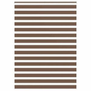vidaXL zebrafüggönnyel barna szövetszélesség 160, 9 cm poliészter kép