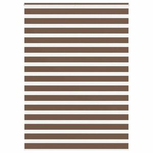 vidaXL zebrafüggönnyel barna szövetszélesség 150, 9 cm poliészter kép