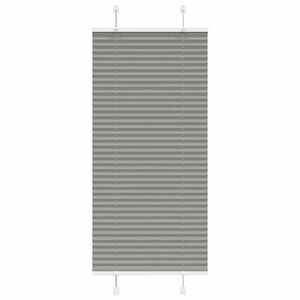 vidaXL pliszírozott redőny antracit 60x100 cm szövetszélesség 59, 4 cm kép