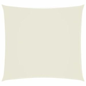 vidaXL krémszínű négyzet alakú oxford-szövet napvitorla 6 x 6 m kép