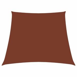 vidaXL terrakotta trapéz alakú oxford-szövet napvitorla 2/4 x 3 m kép