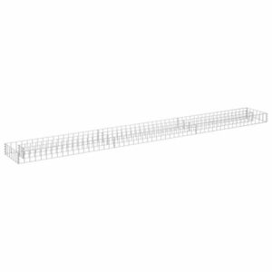 vidaXL horganyzott acél gabion magaságyás 270 x 30 x 10 cm kép