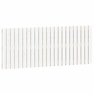 vidaXL fehér tömör fenyőfa fali fejtámla 147 x 3 x 60 cm kép