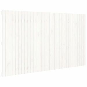 vidaXL fehér tömör fenyőfa fali fejtámla 204 x 3 x 110 cm kép