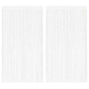 vidaXL 2 db fehér zsinórfüggöny 140 x 250 cm kép