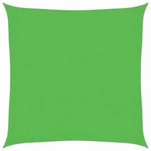 vidaXL világoszöld HDPE napvitorla 160 g/m² 2 x 2 m kép
