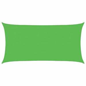 vidaXL világoszöld HDPE napvitorla 160 g/m² 4 x 7 m kép