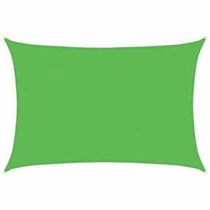 vidaXL világoszöld HDPE napvitorla 160 g/m² 5 x 7 m kép
