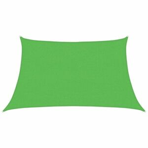 vidaXL világoszöld HDPE napvitorla 160 g/m² 3/4 x 2 m kép