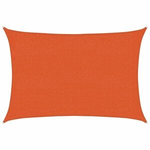 vidaXL narancssárga HDPE napvitorla 160 g/m² 2 x 2 m kép