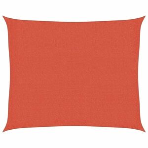 vidaXL terrakotta HDPE napvitorla 160 g/m² 2, 5 x 3 m kép