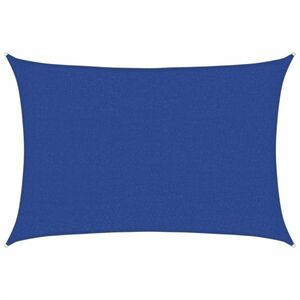 vidaXL kék HDPE napvitorla 160 g/m² 2, 5 x 3, 5 m kép