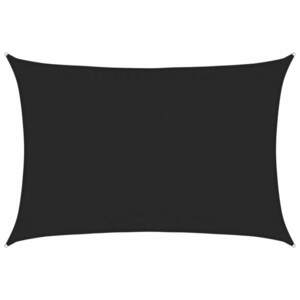 vidaXL fekete HDPE napvitorla 160 g/m² 3, 5 x 5 m kép