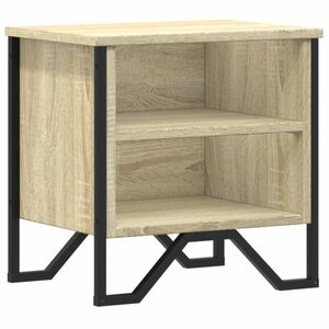 vidaXL sonoma tölgy színű szerelt fa éjjeliszekrény 40 x 30 x 30 cm kép