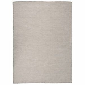 vidaXL tópszínű lapos szövésű kültéri szőnyeg 200 x 280 cm kép